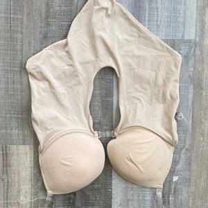 Deep plunge thong shape wear NEVER WORN